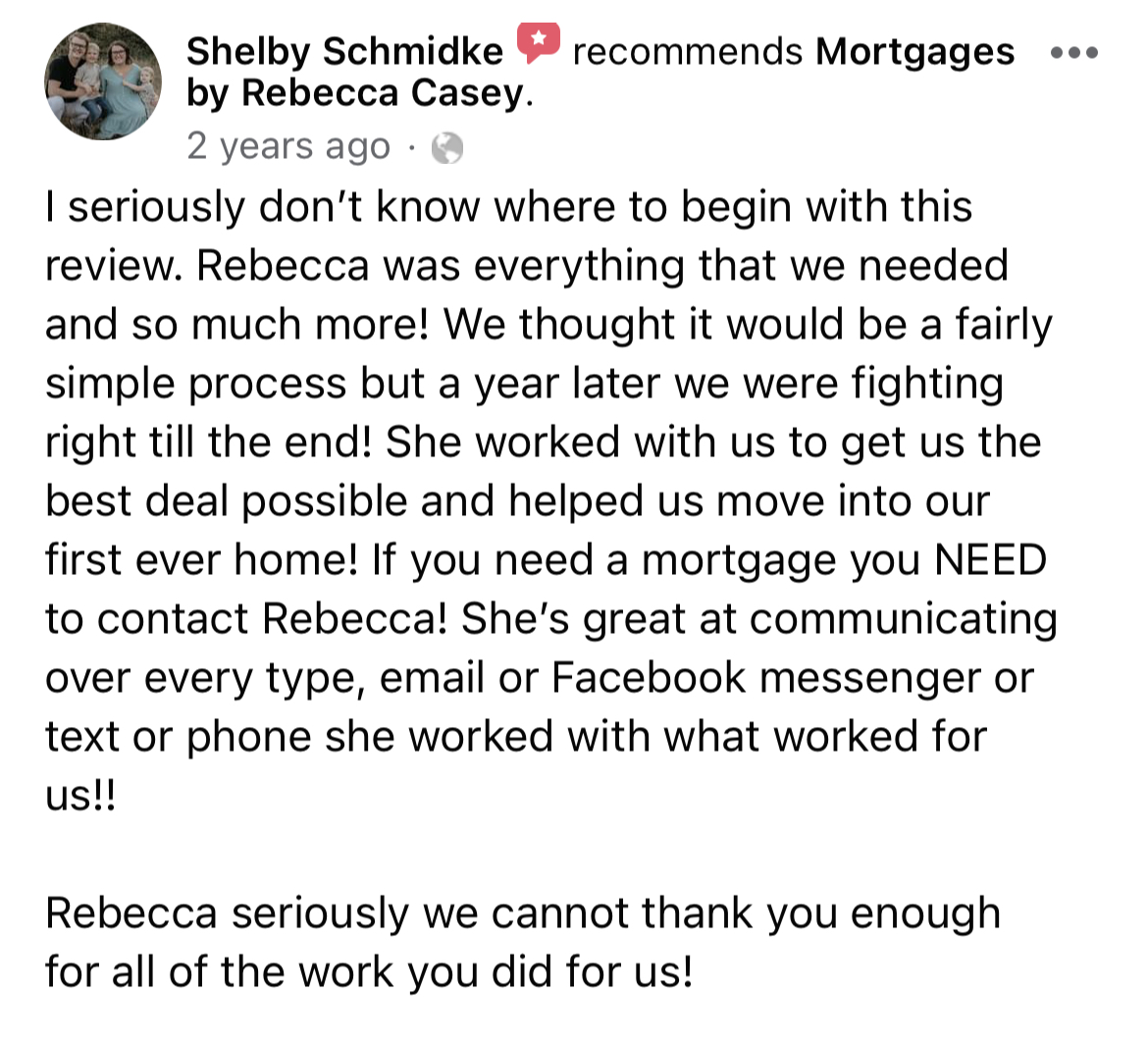Shelby Schmidke recommends Mortgages by Rebecca Casey