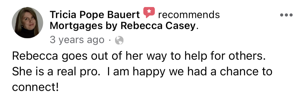 Tricia Pope Bauert recommends Mortgages by Rebecca Casey