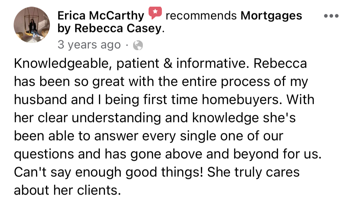 Erica McCarthy recommends Mortgages by Rebecca Casey